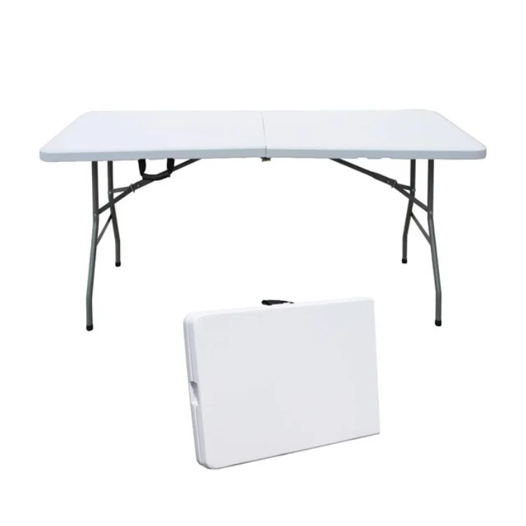 Plastic 6 Ft Heavy Duty Table Camping Working  Indoor Outdoor Party