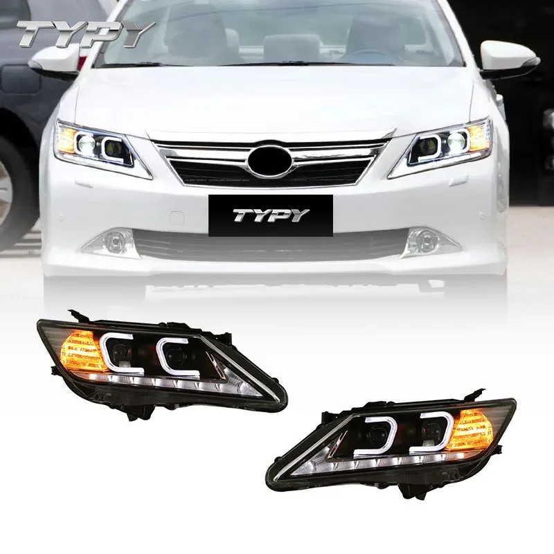 

Car Headlamp Headlights Modified Head Lamp Head light LED Daytime Running Lights For Toyota Camry 2012-2014