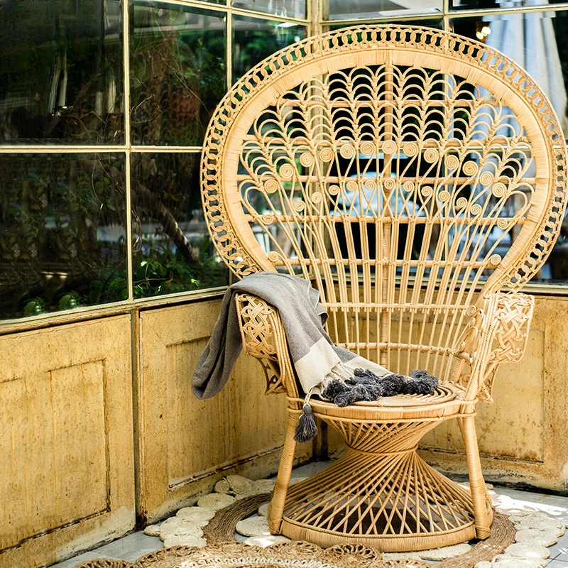 outdoor patio hanging swing egg with stand peacock chair