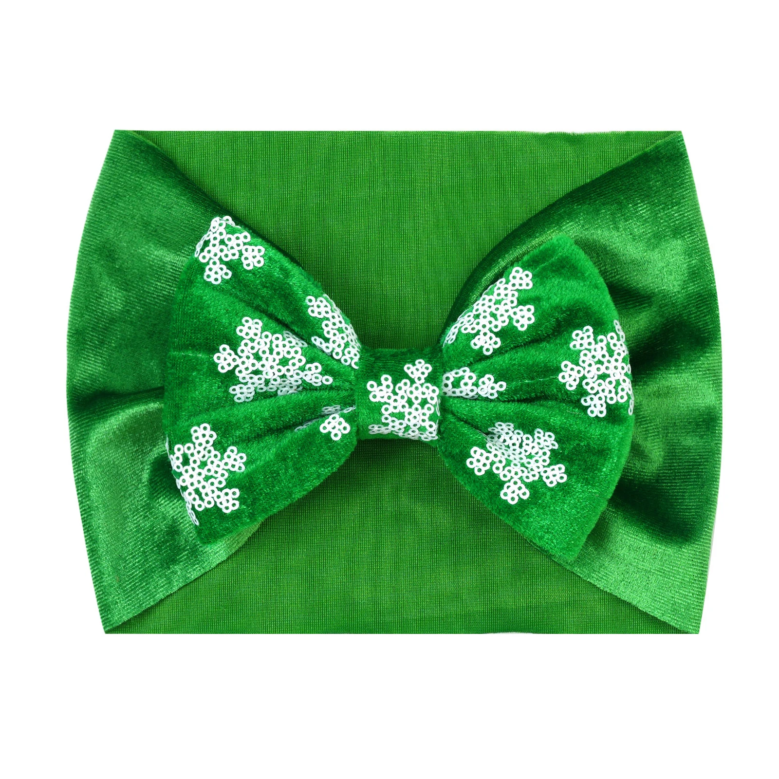 

1pc Cute Baby Headband Velvet Sequin Material Suitable for Daily Wear Windproof Warm Indoors Outdoors Child Hairband