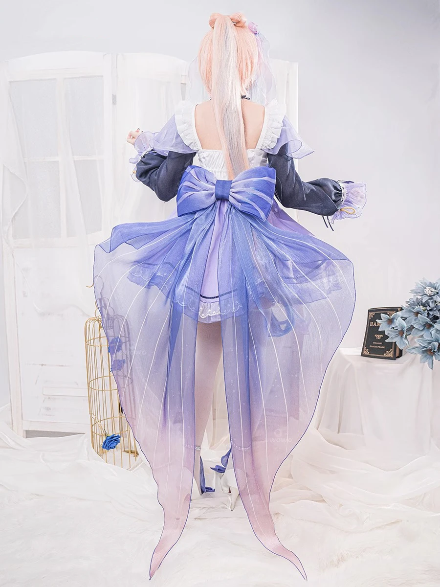 زي كوكومي تأثيري ، تأثير جينشين ، مجموعة فستان الفنان الحصري فانارت سانغونيا ، شعر مستعار الهالوين ، عيد الميلاد في المخزون ، في المخزون