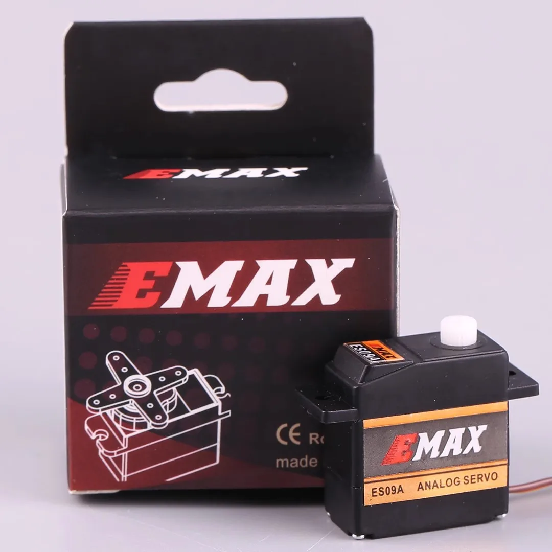 EMAX Remote Control Model Aircraft Parts 450 Helicopter Fixed Wing ES09D Plastic Tooth Digital Swashplate Servo