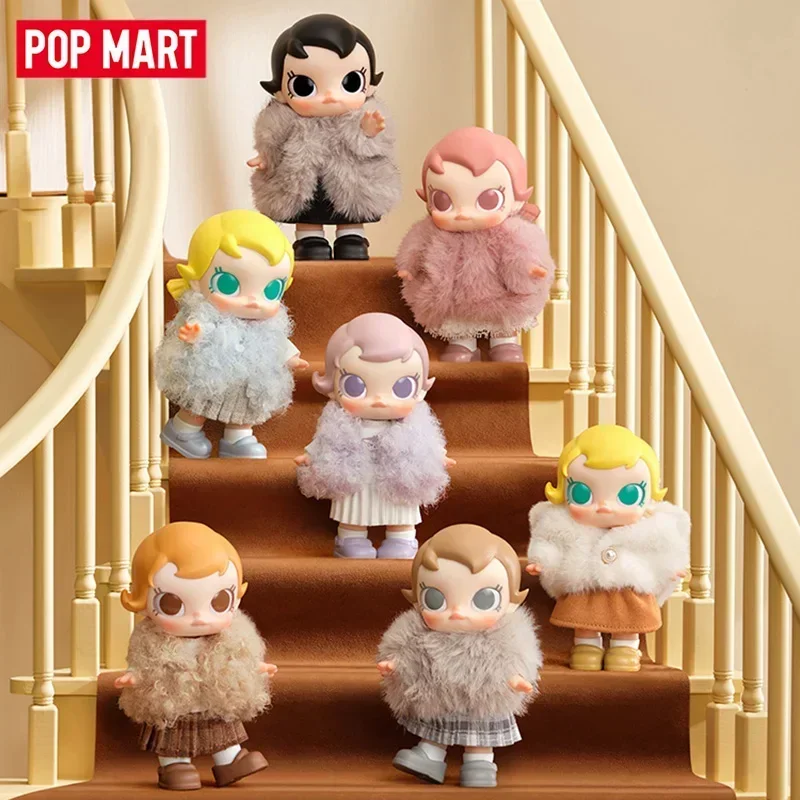 

POP MART Baby Molly Winter Fit Check Series Trendy Blind Box Toys Mystery Box Mistery Action Figure Surprise Model Birthday Gift