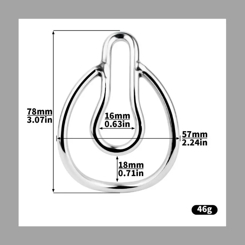 قفص العفة للرجال من الفولاذ المقاوم للصدأ مع حزام عفة اختياري، جهاز قابل للقفل للتحول إلى أنثى، قفل للعضو الذكري، ألعاب جنسية للبالغين