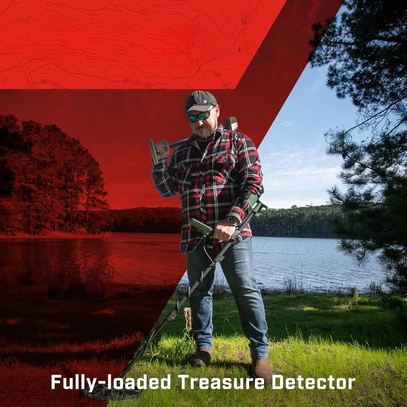 X-Terra PRO Waterproof Treasure Metal Detector for Adults (3 Detect Modes)，home.