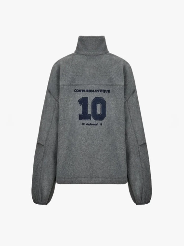 Retro Sle dames losse pasvorm Fce Jaet opstaande kraag digitaal borduurwerk jas ort lengte lange Sve Autumn Faion