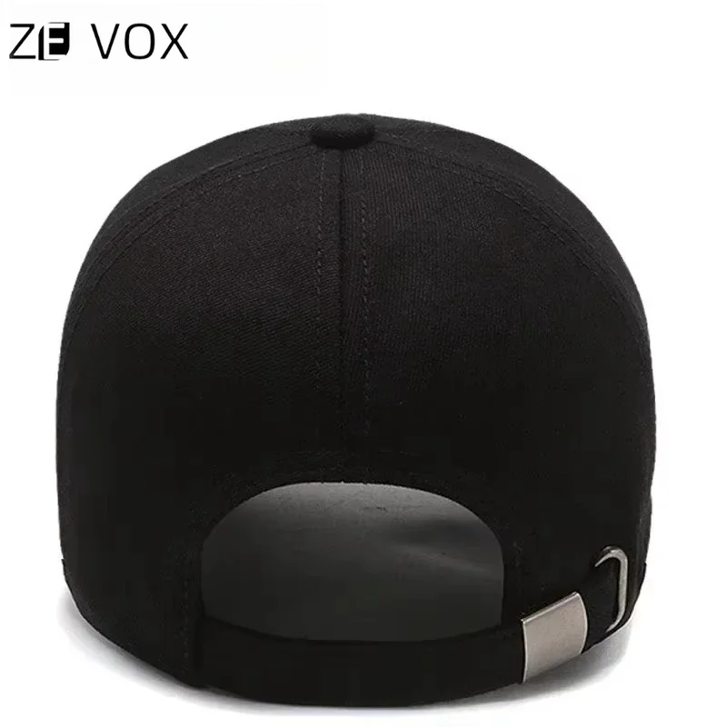 Baseball Cap For Men 2024 Autumn and winter Black Stylish Male Hip Hop Sport Trucker Hat Cotton  Adjustable Outdoor Breathable L