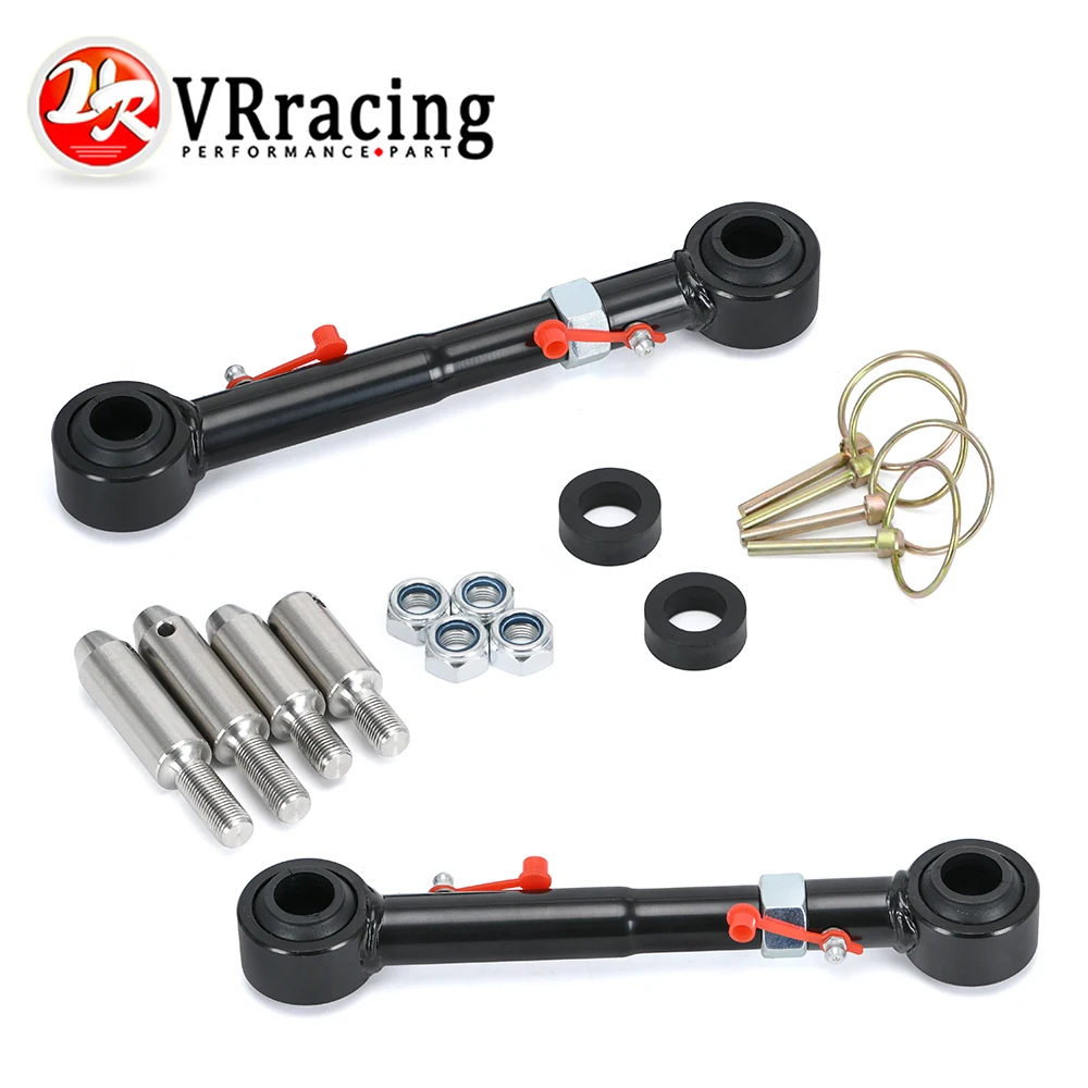 

Adjustable Front Sway Bar Links Disconnect For Jeep Wrangler JK JKS 2007-2018 with 2.5"-6.0" Lifts Stainless Steel Car Parts