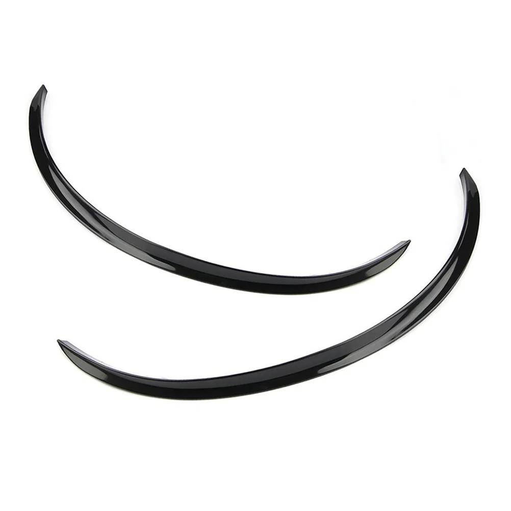 2pcs Rim Protector Universal Black Flexible Car Wheel Brow Car Truck Wheel Eyebrow Arch Trim Lips Flares Protector