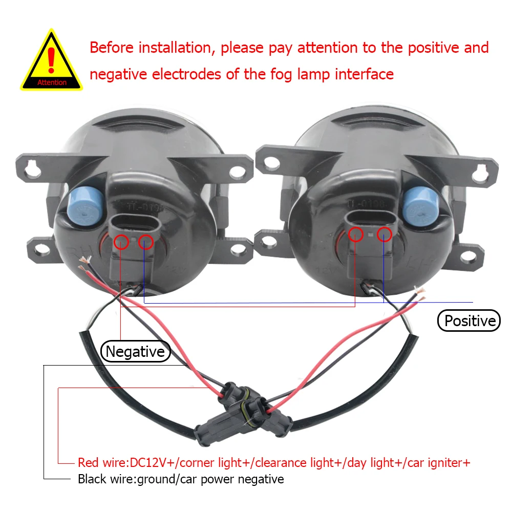 Led Fog Lights Assembly Lens Angel Eye DRL Daytime Running Light or Fog Lamp Shade Cover for Ford Edge II 2015 2016 2017 2018 detail image 6