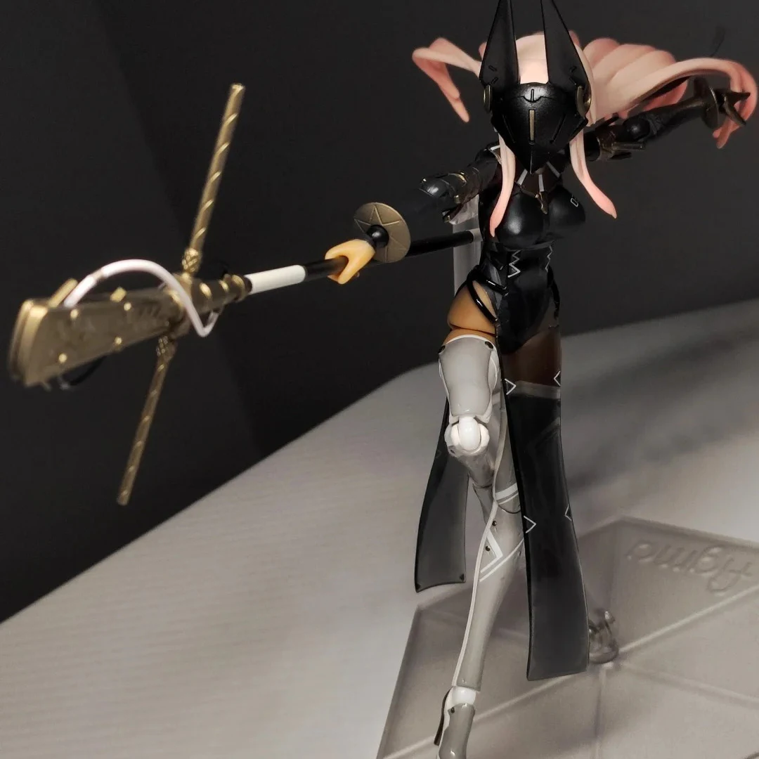 Guardián Oscuro Figma # 579 Anubis Hemet Nethel Figura de acción móvil Juguete coleccionable pintado a mano para adultos