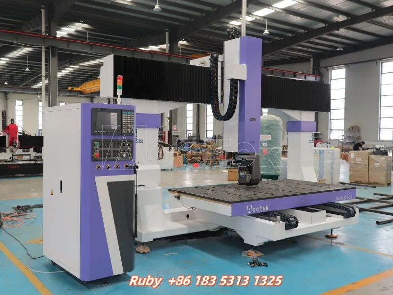 Atc Cnc 라우터 기계 1212 1325 1530 Atc Cnc 라우터 지난 AccTek 뜨거운 판매 알루미늄 Mdf 목재 아크릴 Cnc 5 축 Cnc 조각사