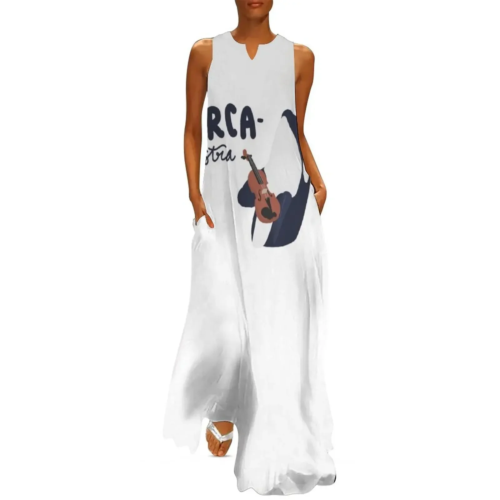 

Orca Orchestra Long Dress dresses for woman 2025 women's elegant loose dresses Evening gown party dresses women Dress