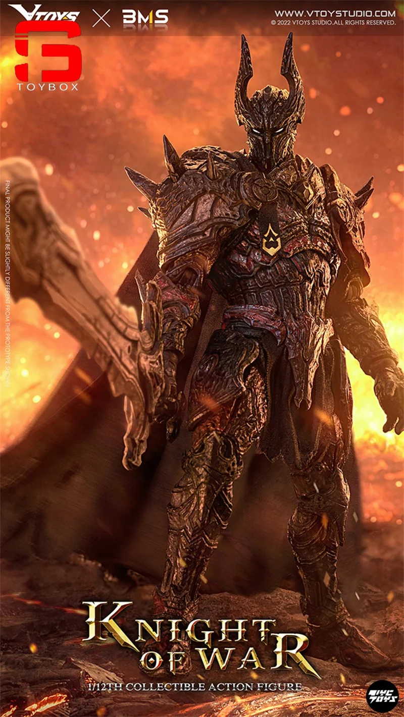 VTOYS-figura de acción de Caballero de la guerra a escala 1/12, modelo de soldado, conjunto completo de juguete coleccionable, X BMS, VSD005