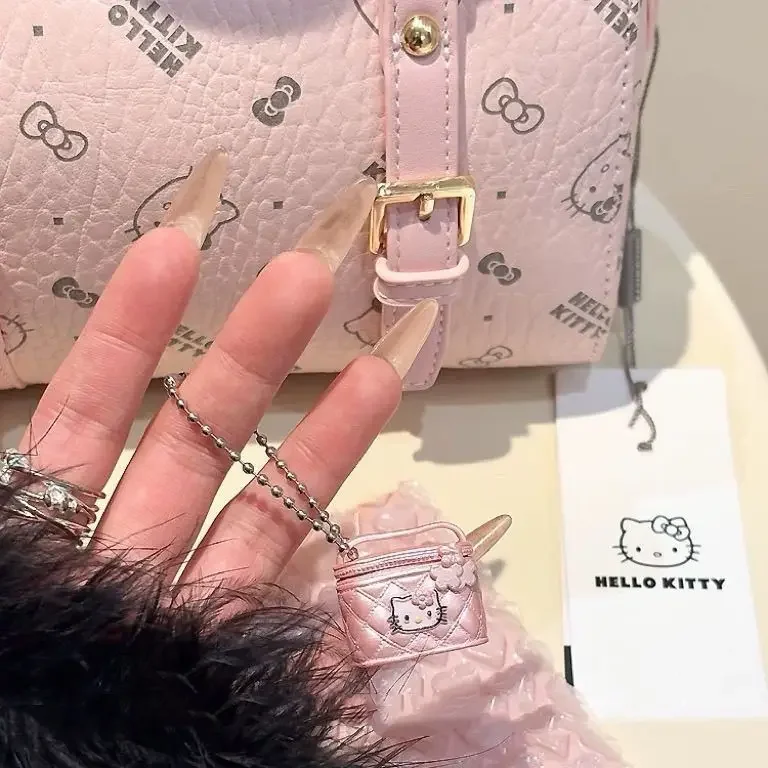 

Hello Kitty Pendant Cute Cartoon Originality Schoolbag Decoration New Fashion Delicate Versatile Anti-lost Small Pendant Gifts