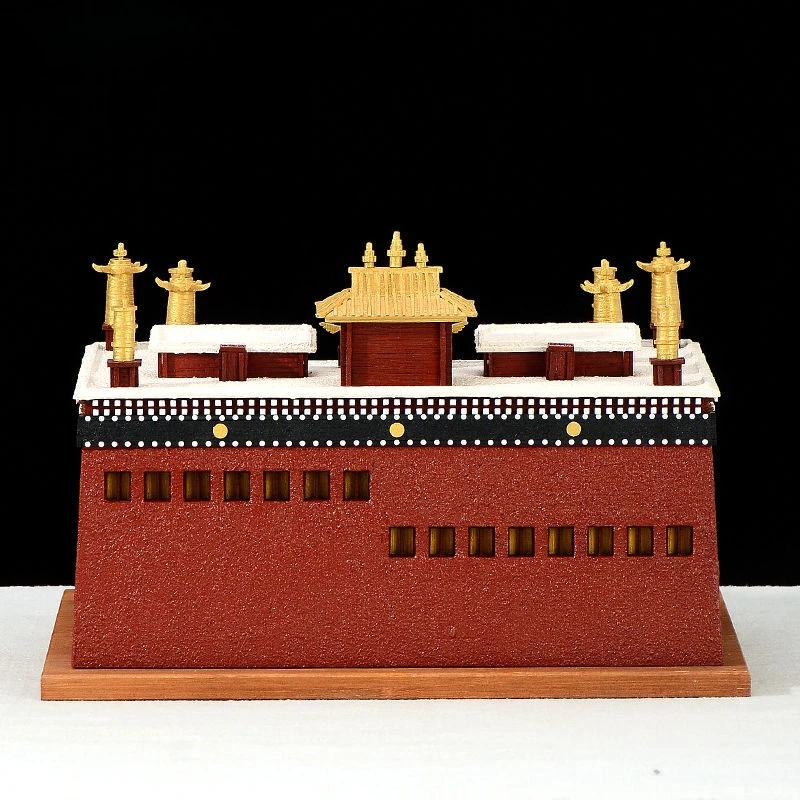 

Handmade ornaments Tibetan architectural models Tabletop ornaments