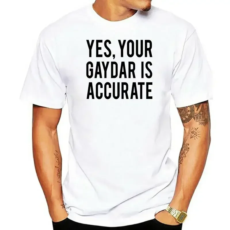 Novelty yes, your gay hunch is accurate graphic print hip hop street wear fashion casual trend summer unisex T-shirts