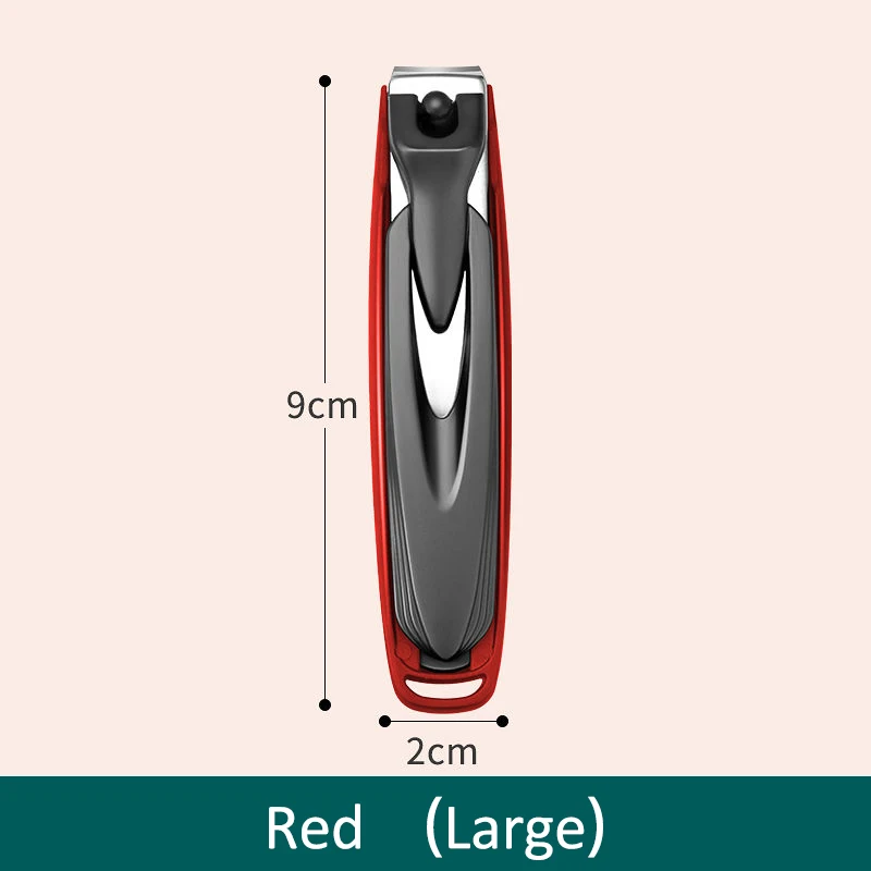 Kleurrijke nagelknipper Anti-splash nagelknipper Afneembaar ontwerp Vingernagelknipper Roestvrij staal manicure nagelgereedschap