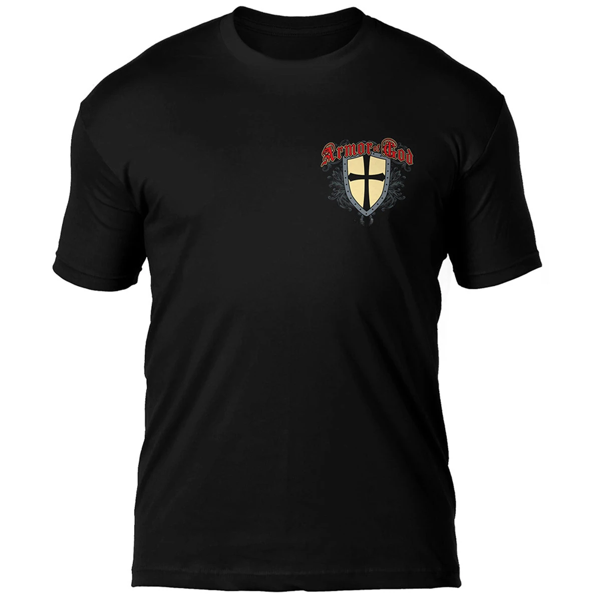 Ephesians 6:11 Armor of God T Shirt. Short Sleeve 100% Cotton Casual T-shirts Loose Top Size S-3XL