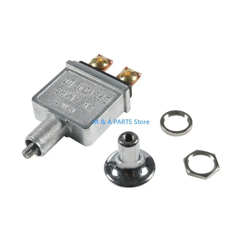 

U1JF 75Amp Push Pull Switch Heavy Duty On/Offs Switch 6V-28V Automobile Push Switch