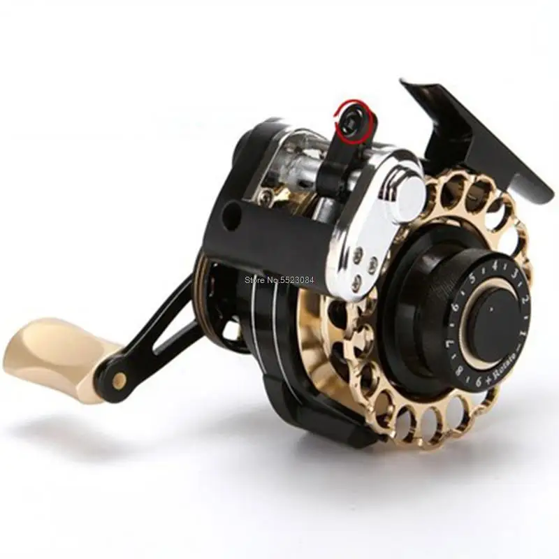 All-metal Automatic Winding Magnetic Slow-down Raft Fishing Reel Digital Display Heavy Lead Bridge Fishing Raft Rod Set