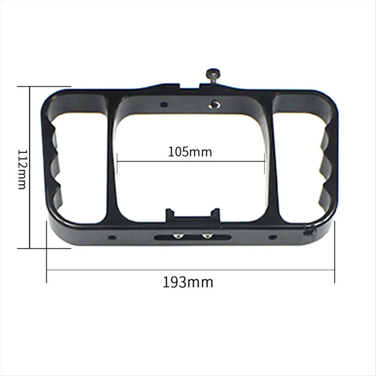 A14G Underwater Action Camera Diving Rig Dual Handheld Diving Bracket Flashlight Stand Selfie Stick Stabilizer for 13