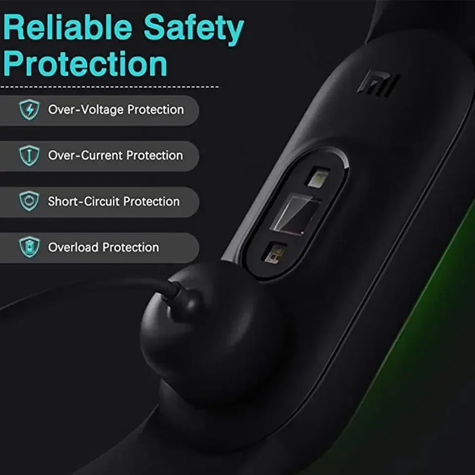 Caricatore magnetico per Xiaomi Mi Band 8 7 6 5 4 3 Cavo di ricarica USB per Redmi Watch 2 Cavo di ricarica per caricabatterie braccialetto intelligente