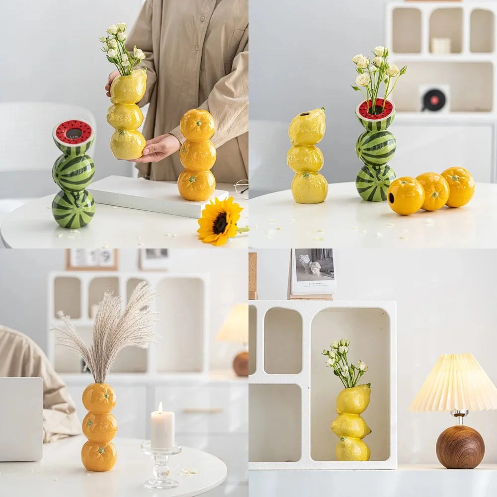 

2026 hot Xiaohongshu's popular Nordic style simple fruit flower insert home hot desktop decoration
