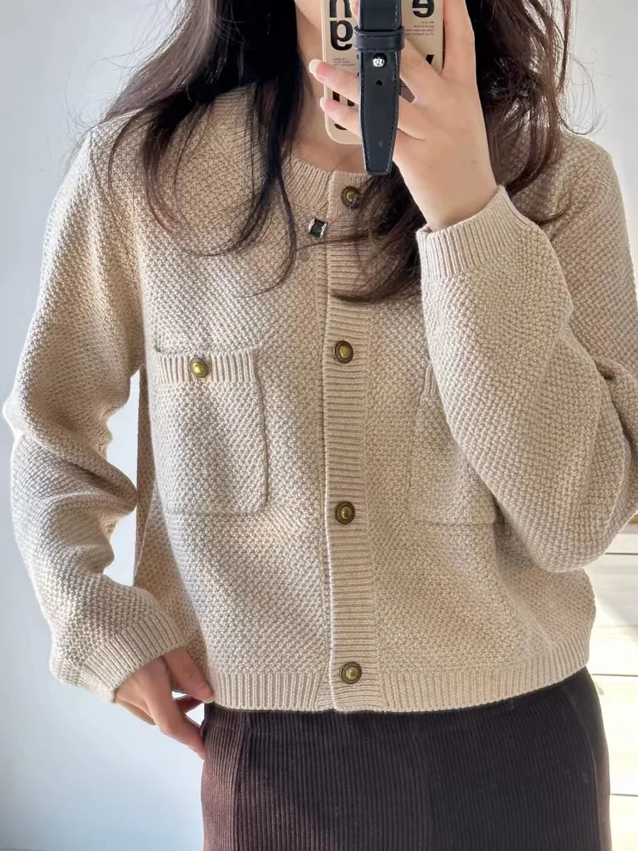 2023 Ladies cardigan loose fashion knitwear spring and autumn clothes for women Korean fashion sweater knitwears