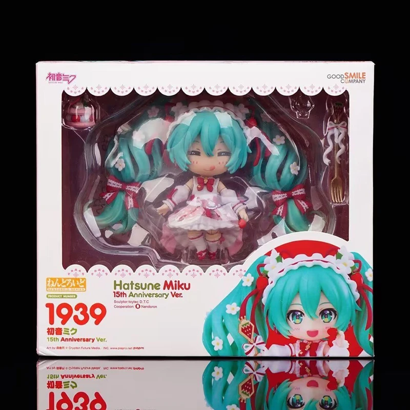 10cm #1939 Hatsune Miku Anime Figure Virtual Idol Singer #1940 Miku Action Figure PVC Collection Model Doll Christmas Toys Gifts