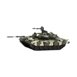 1:48 Russian T90 Tank Model Wheeled Vehicle Model Ornament, Desk Decor Collectibles 4D Modern Tank Model for Toddlers Boys