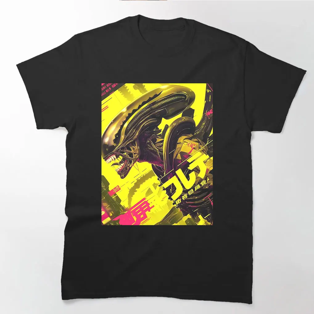 

80s vintage Horro movie Alien Graphic clothes 0731 Ripley Sacry sic fi Space Monster Xenomorph Gift T shirt All size Tops S-6XL