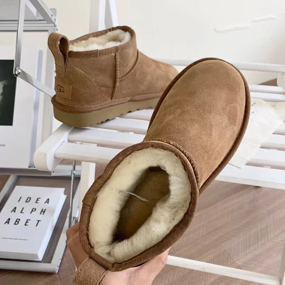 Classic Ankle Boots Toddler Tasman Slippers Tazz Boots Chestnut Fur Slides Sheepskin Shearling Classic Ultra Mini Winter Boot