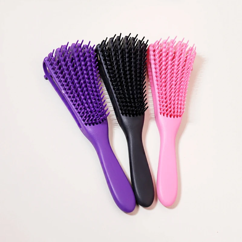 

Fishing Hair Brush - Say Goodbye to Knots and Entanglements Eight Claw Comb Anti static Hair Brush, Suitable for Wet or Dry Hair