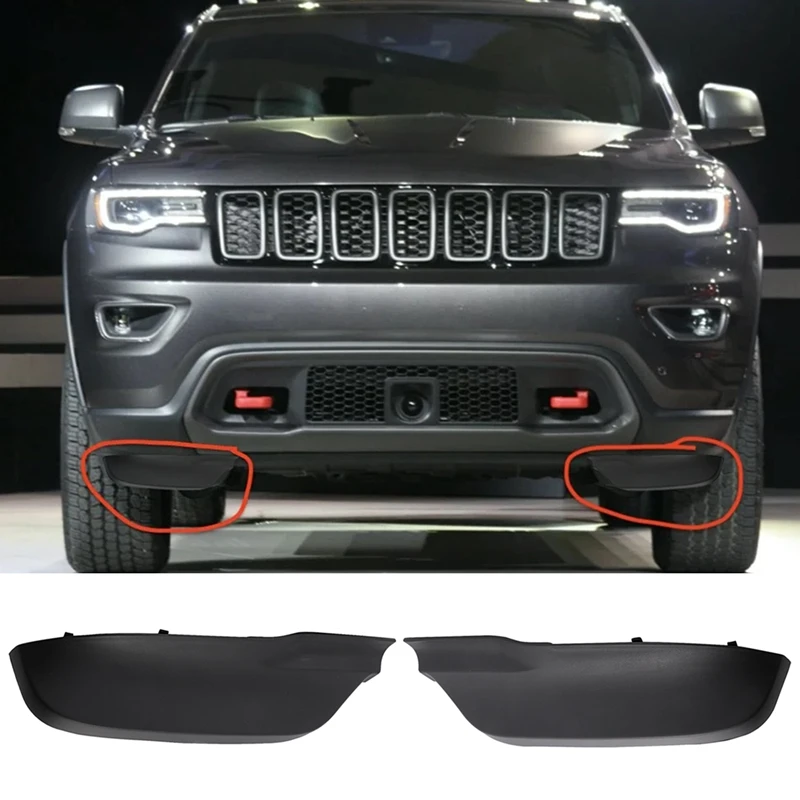 Front Bumper Cover Spacer Panel R/H & L/H Spat Filler for Jeep Grand Cherokee 2014-2020 68143096AC 68143097AC