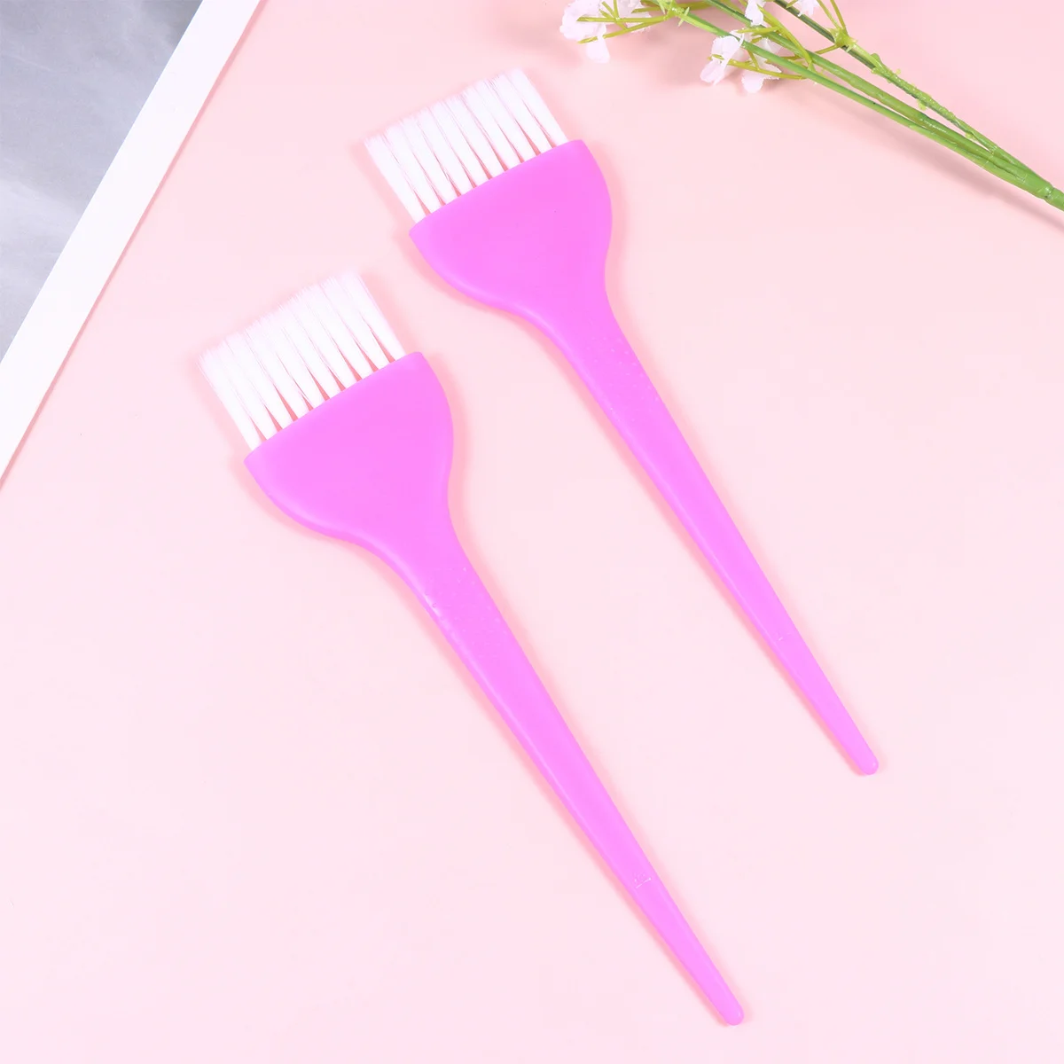 

5Pcs Hair Coloring Brush Professional Sturdy Comfortable Handle Easy Use Hairdressing Accessories for Home Barbershop