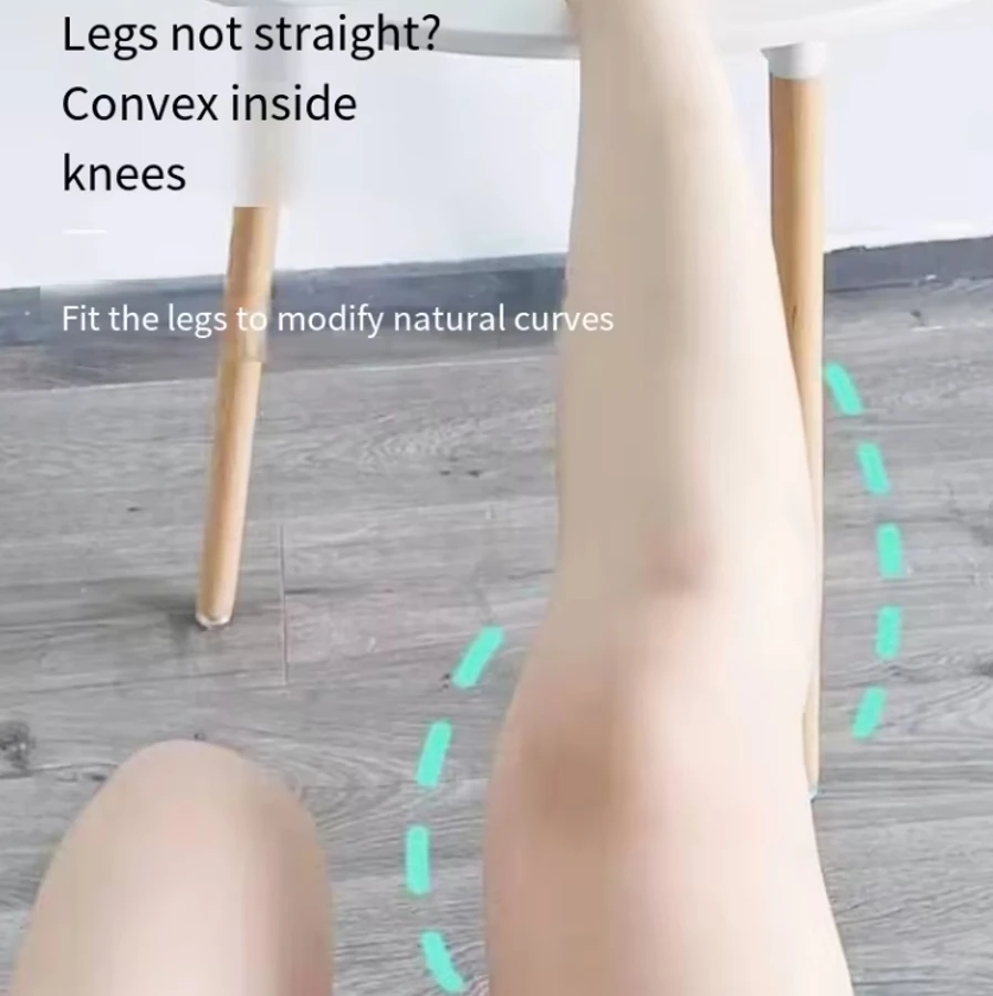 التجزئة بالجملة قابلة لإعادة الاستخدام لاصق جودة عالية لينة سيليكون الساق العجل وسادة التصحيح للرجال النساء تصحيح سريع للساقين رقيقة/O/X