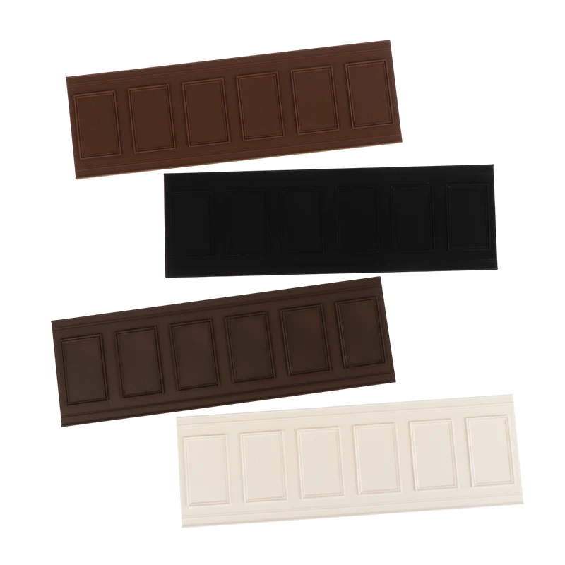 Accesorios de decoración para casa de muñecas, Mini Panel de pared, Panel de ventana para casa de muñecas, accesorios Diy para decoración del hogar