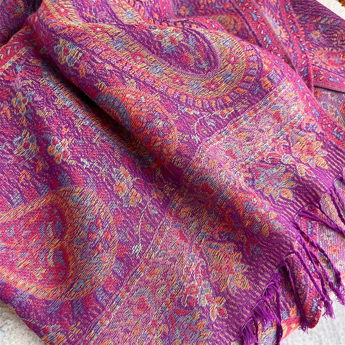 Luxus Winter Schal Frauen Kaschmir Warme Pashmina Marke Foulard Weibliche Schals Wraps Dicke Weiche Bufanda Poncho Schals Stola 2025 – Detail 20