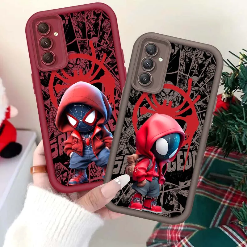 

Marvel Spider Man Cartoon For Samsung A71 A52 A51 A34 A33 A22 A16 A15 A13 A04 A06 Note 20 Ultra 5G Eye Ladder