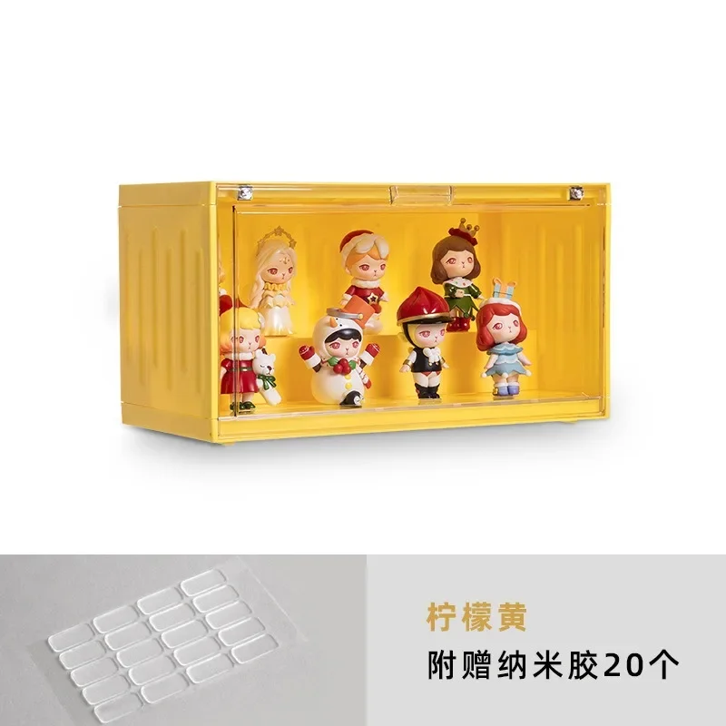 35x17x20cm Capacity Blind Action Figures Display Container Transparent Model Collectible Showcase Collectible Dust-proof Toy Box