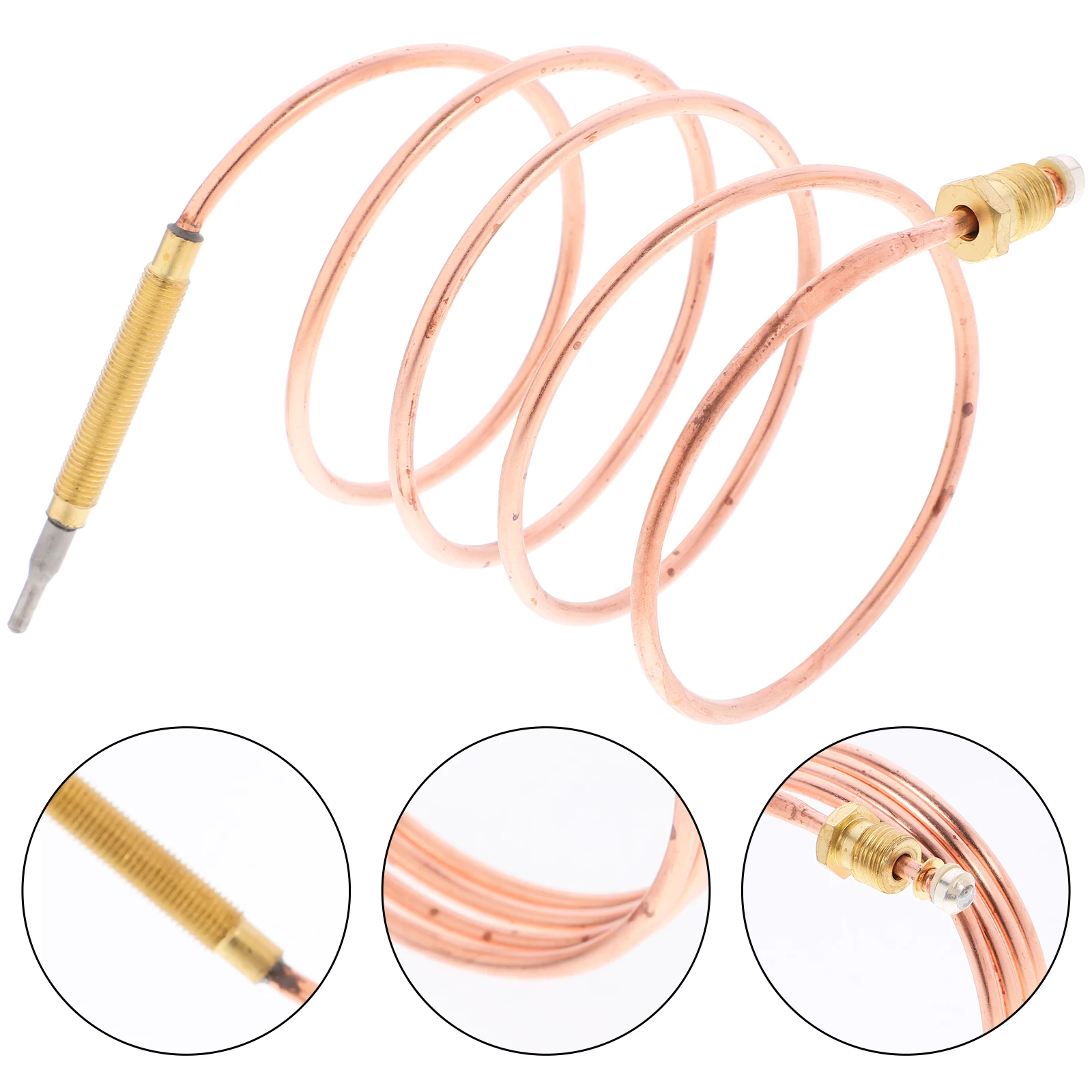 Gas Fireplace Thermocouple Replacement Furnace Bbq Grill Cooking Thermometer Burner Probe Coil Temperature Sensor