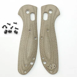 나사 포함 CNC 마이카르타 나이프 핸들 패치 벤치메이드 미니 그립틸리안 555 556 557 나이프 그립 DIY 제작 액세서리