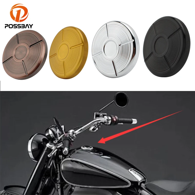 

Motorcycle Oil Tank Cover Aluminum 4-Color Fuel Gas Tank Cap Alloy Not Loose Easily for BMW R18 2020 2021 Motorcycle Accessories