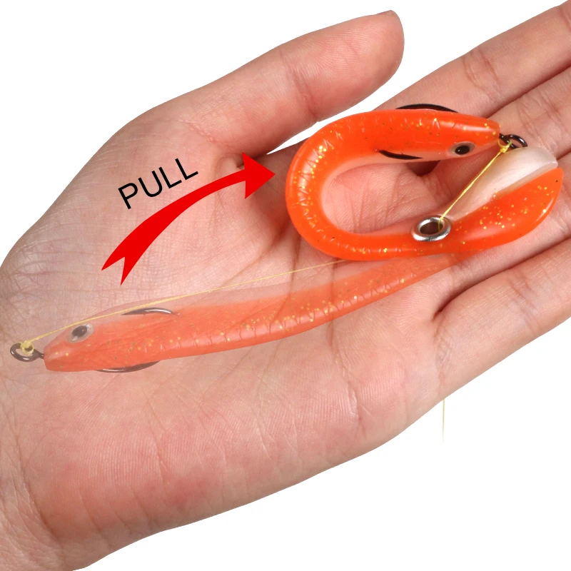 OBSESSION 10pcs 6g10cm Loach Baits Bass Pike Trout Soft Fishing Bait Bouncing lure Simulation Bionic Silicone Tail Wobbler Lures