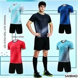 Adult Kids Football Jersey Men Customize Soccer Uniform Kit Sports Clothes Women Futsal Sportswear Child Training Tracksuit Suit