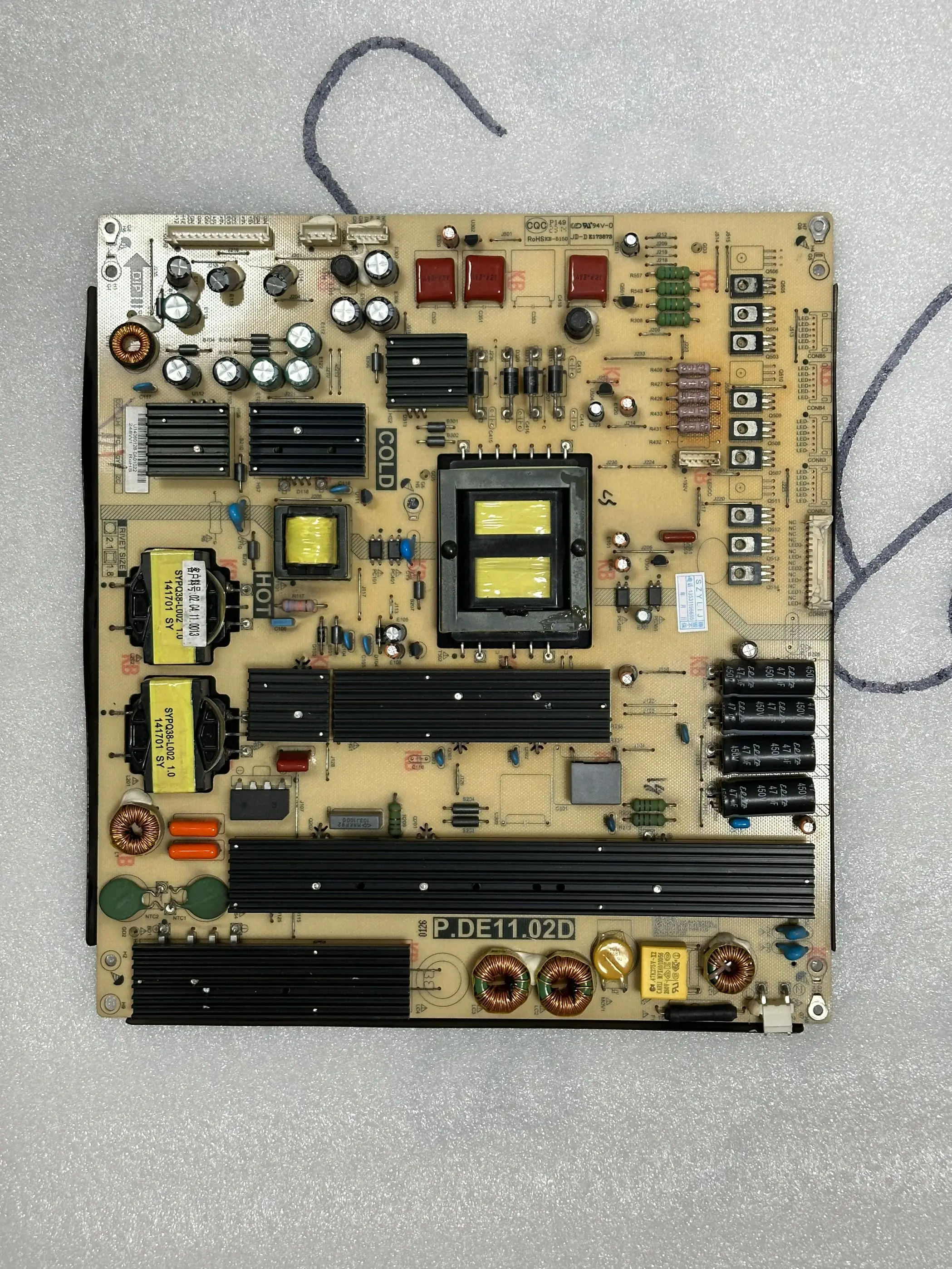 

Original 70 inch teaching all-in-one LCD TV P.D.A.11.0D/A.D.A.11.02C power supply board P.DE11.02D