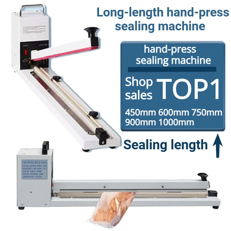 

Высокомощный ручной запайщик для кожи, бумаги, пластиковых пленок, длиной 530 мм, 800 Вт, 1000 Вт, 1200 Вт