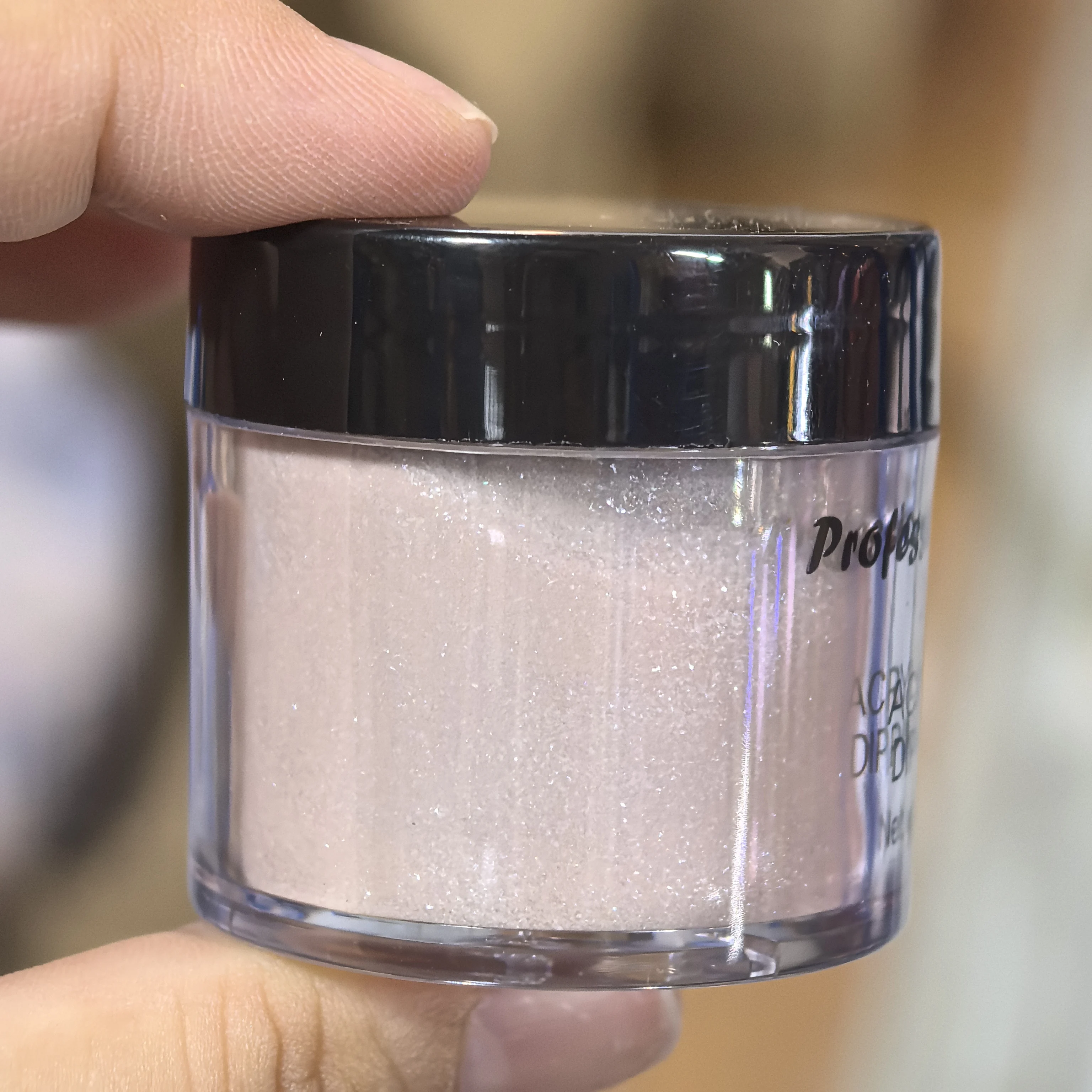 1Oz/Bottle Fine Glitter Acrylic Powder Manicure Dust Nude Glitter Acrylic Nail Dust for Sculpture/Dipping Acrylic Nail Extension