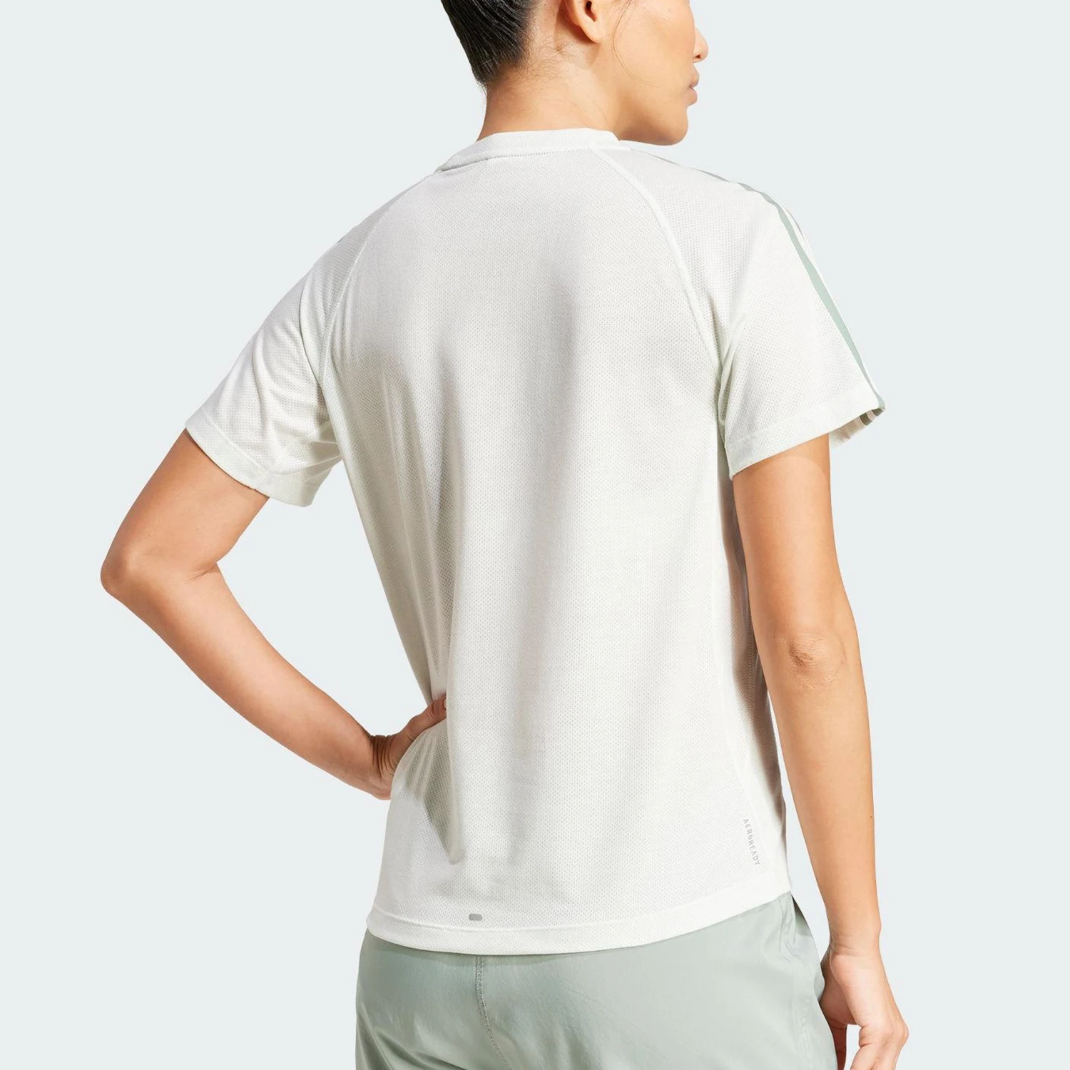 Adidas Official Genuine Summer New Women's Sports Running Round Neck Short Sleeve T-Shirt JP0829